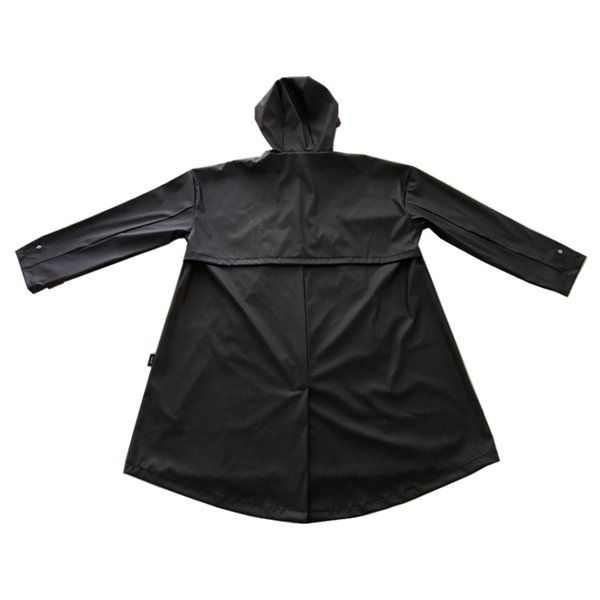40% Polyester 60% PU waterproof raincoat with customized logo printing